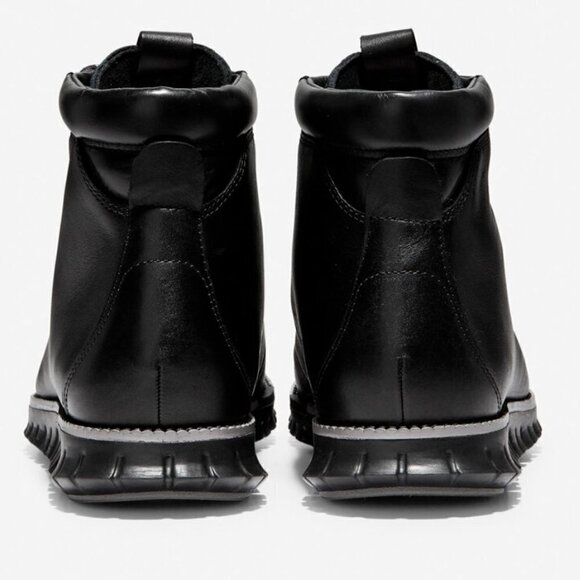 NIB Cole Haan Zerogrand Men\'s Causal Waterproof Black Leather Hiker Boot #C35594 main image 4